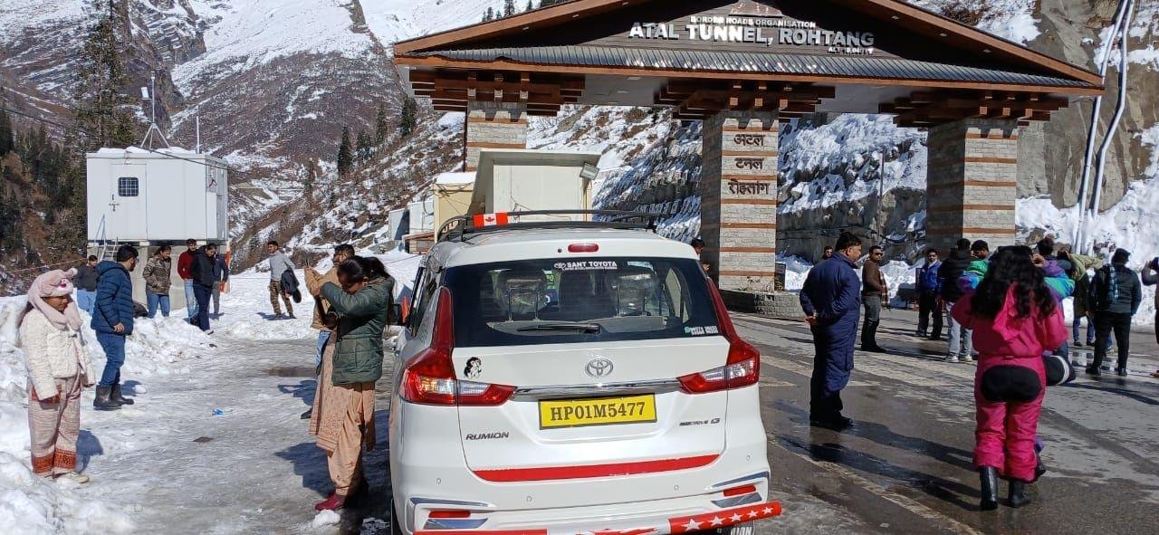 Ertiga at Atal Tunnel, Rohtang